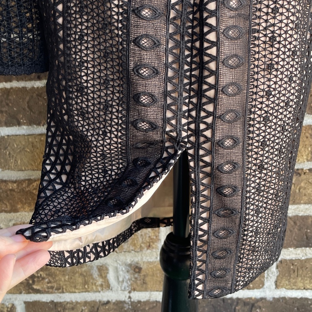 Bardot Allegra Lace Sheath Dress Lace-Overlay Pencil Skirt - Picture 12 of 16